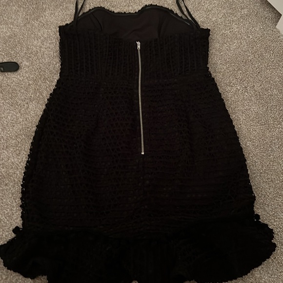 Black Strapless Dress - Picture 4 of 7